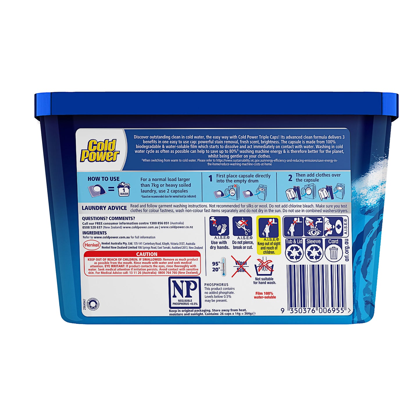Cold Power Advance Clean 26pk