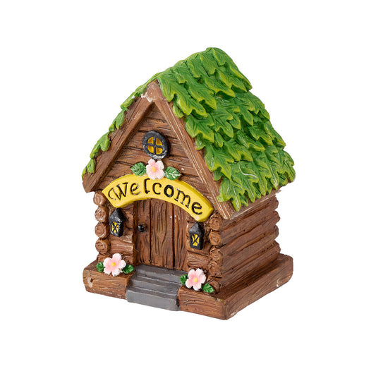 Polyresin Garden House Décor 10cm Assorted