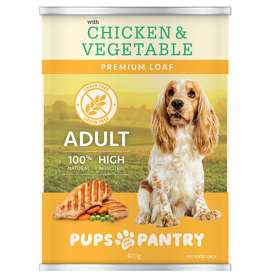 Pups In The Pantry Loaf Chicken & Veg 400g