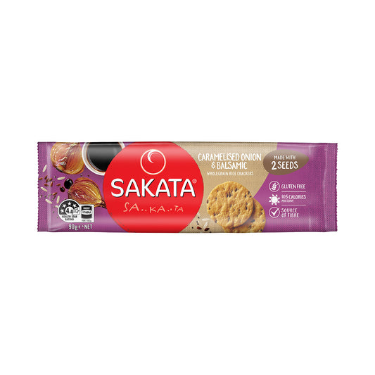 Sakata Rice Crackers Caramelised Onion 90g
