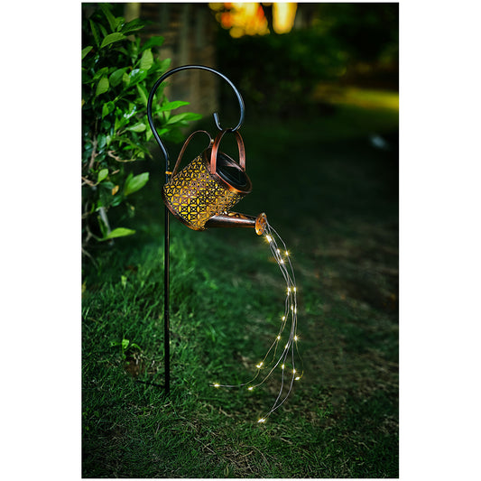 Solar Watering Can Stake