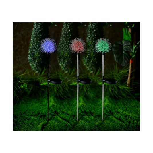 Solar Metal Wired Flower Stake