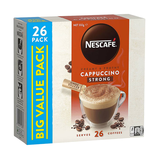 Nescafe Coffee Cappuccino Strong 26pk
