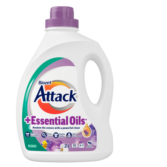 Biozet Attack Laundry Liquid Essential Oils 2L