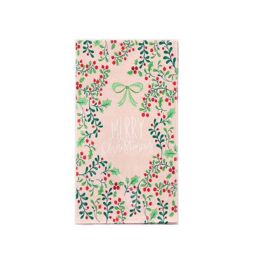 Christmas Napkin Towelette 20pk Assorted