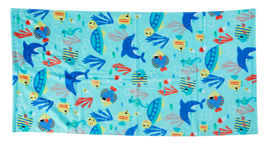 Kids' Velour Towel Seascape 60x120cm