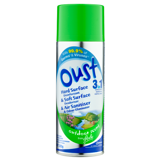 Oust 3 in 1 Outdoor Disinfectant Spray 325g