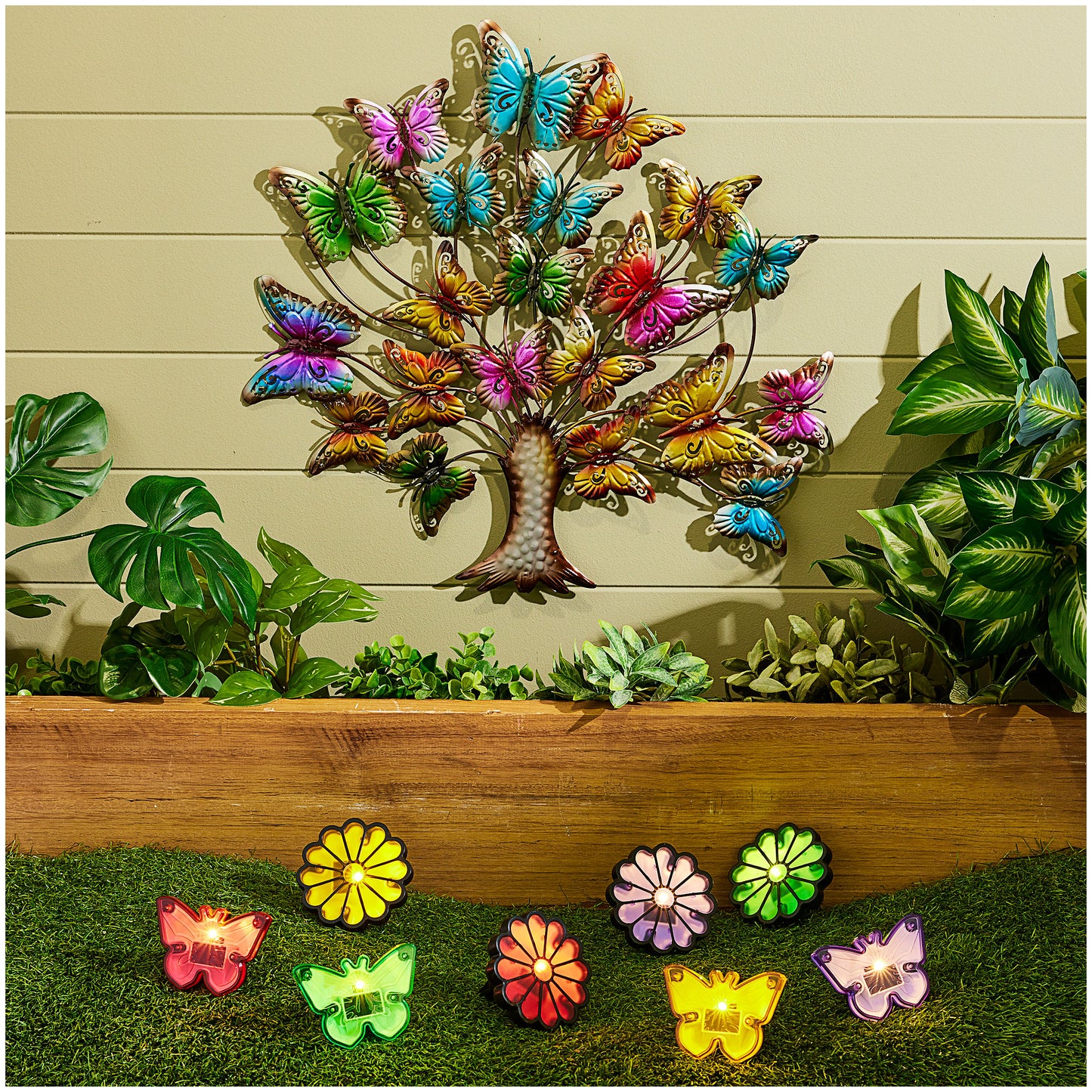 Metal Butterfly Tree Wall Art 50cm