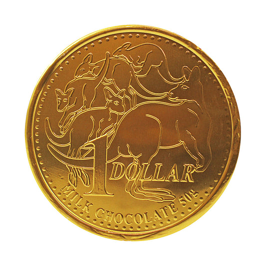 Milk Choc Gold Medallion 50g