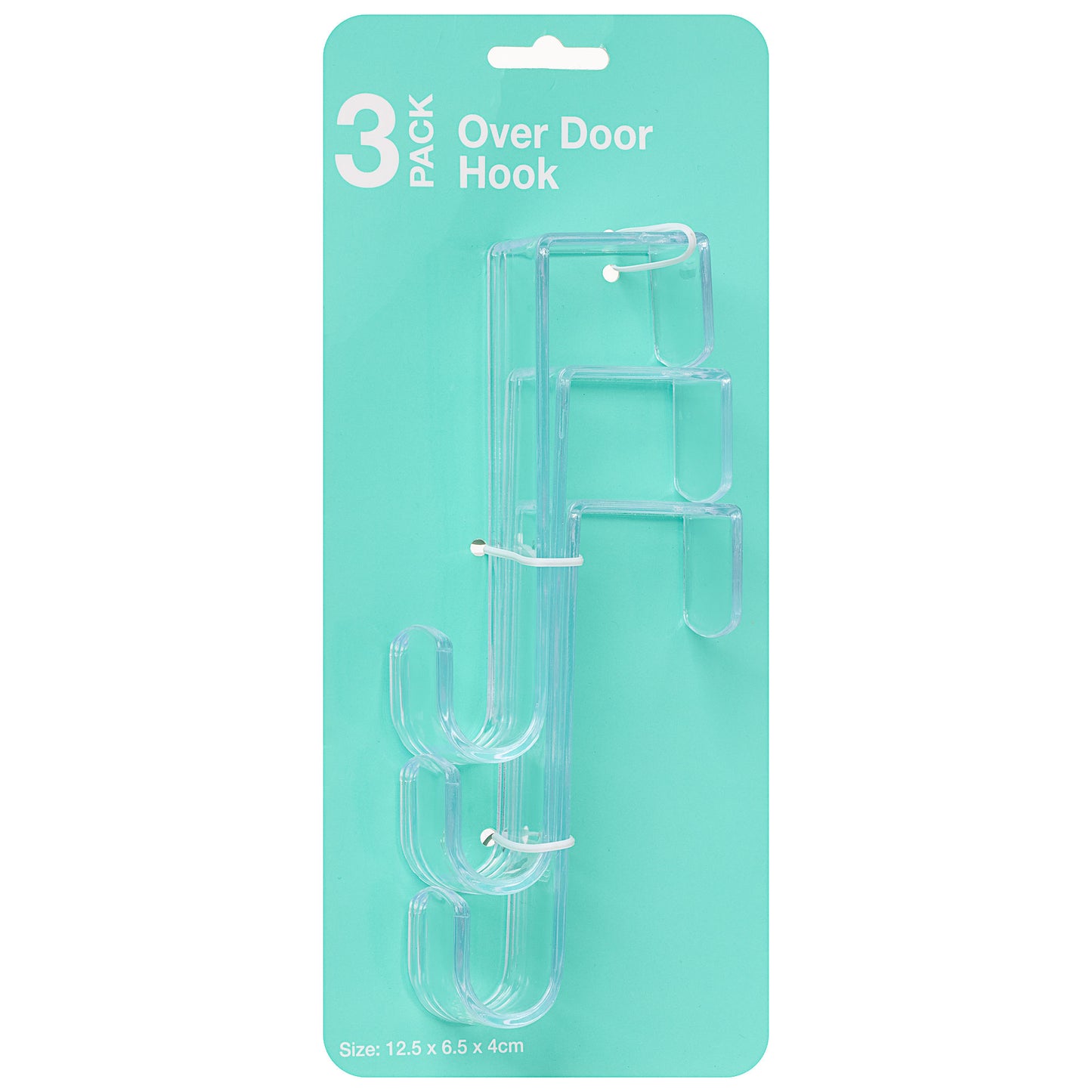 Hanger Over Door Plastic Hook 3pk
