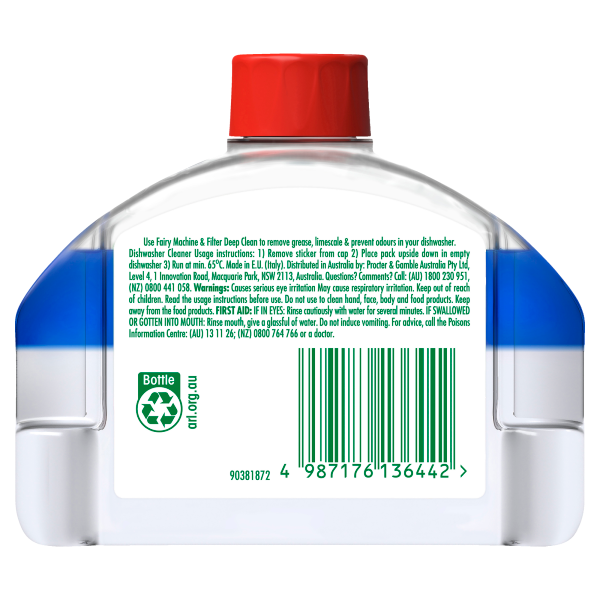 Fairy Dishwasher & Filter Cleaner Lemon 250mL