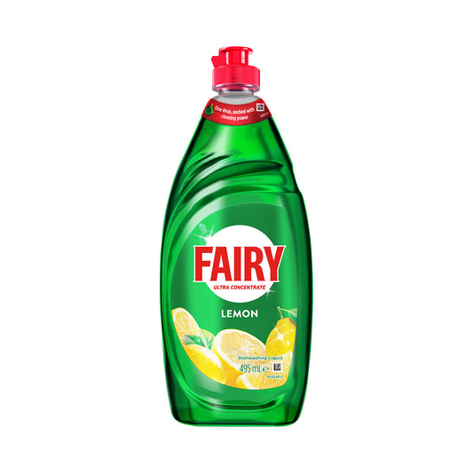 Fairy Ultra Dishwashing Liquid Lemon 495mL