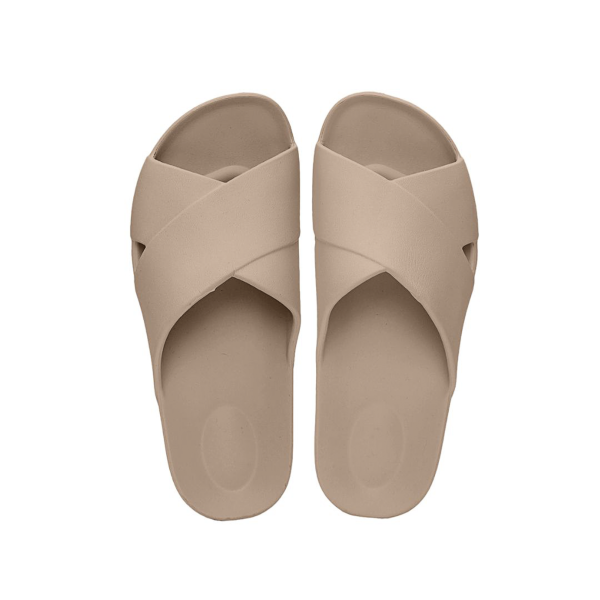 Women's Crossover Slides Latte
