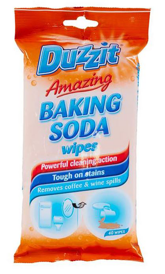 Duzzit Amazing Baking Soda Wipes 40pk