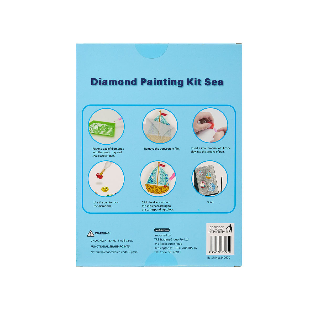 Diamond Painting Kit Unicorn 12pc