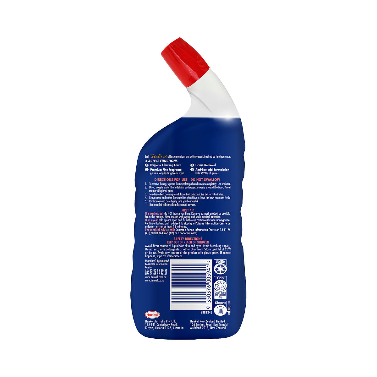 Bref Toilet Gel Deluxe Act Magnolia 600mL