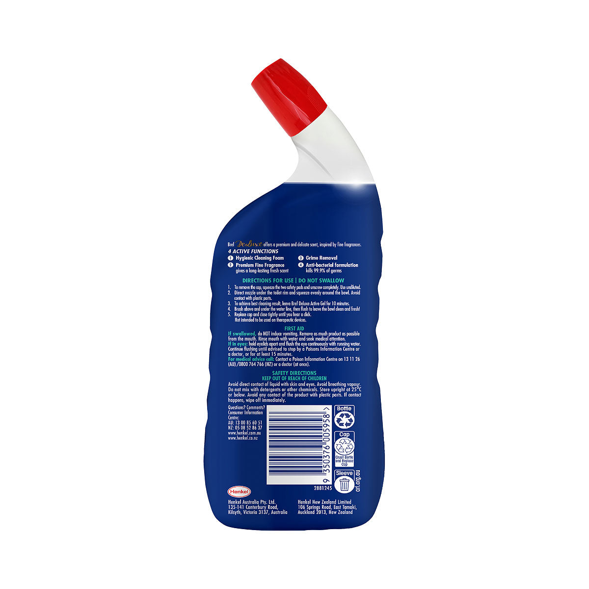 Bref Toilet Gel Deluxe Act Jasmine 600mL