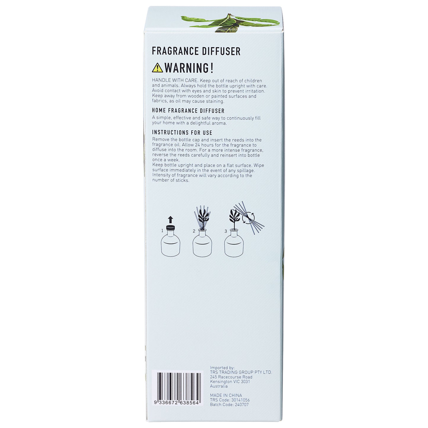 Leaf Topper Diffuser 100mL Assorted