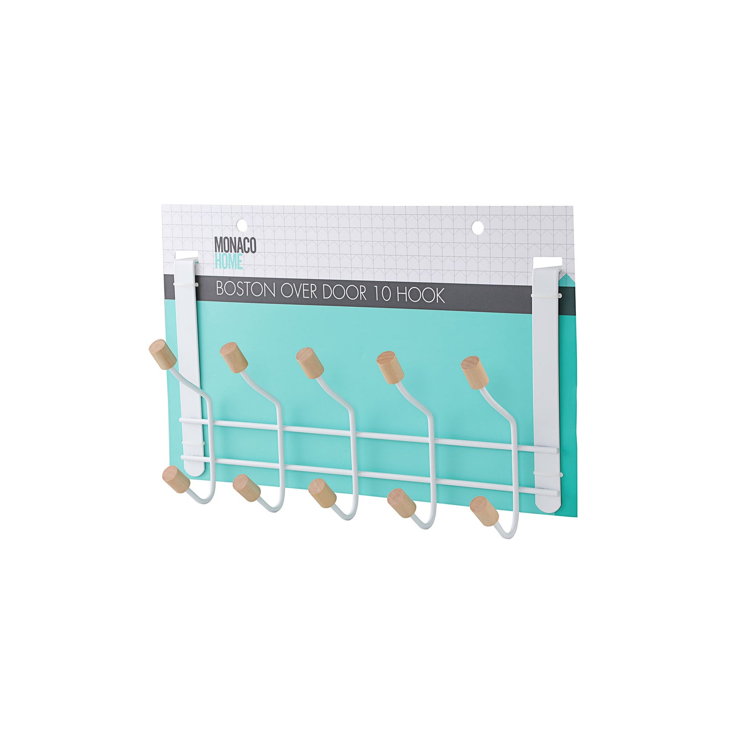 Boston Hanger Over Door 10 Hook Rack