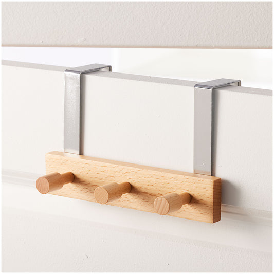 Scandi Hanger Over Door 3 Hook Rack