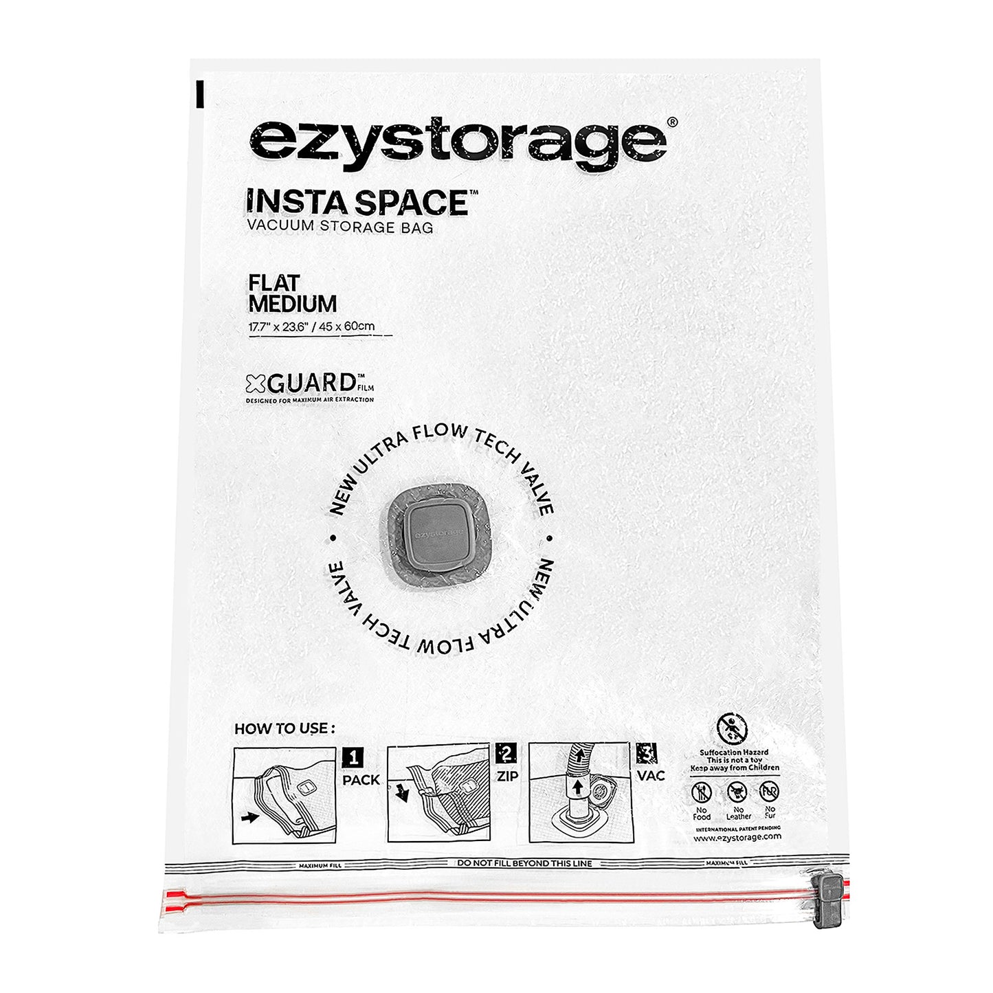 Ezy Insta Space Flat Storage 2pk Medium & Large