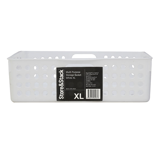 Multipurpose Storage Basket White Xl