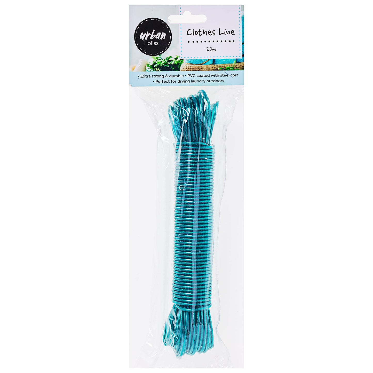 Clothes Line 20m Assorted