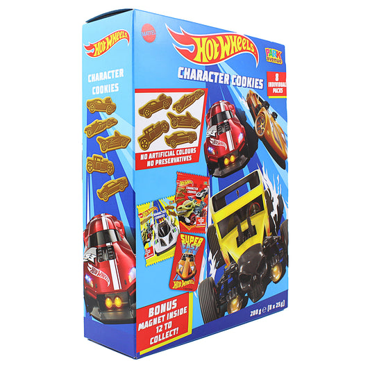 Hot Wheels Character Cookies 200g 8pk