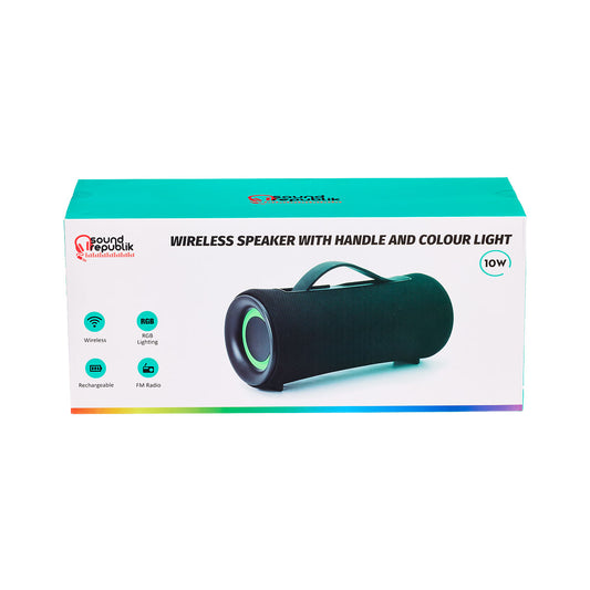 Wireless Speaker With Handle & Light