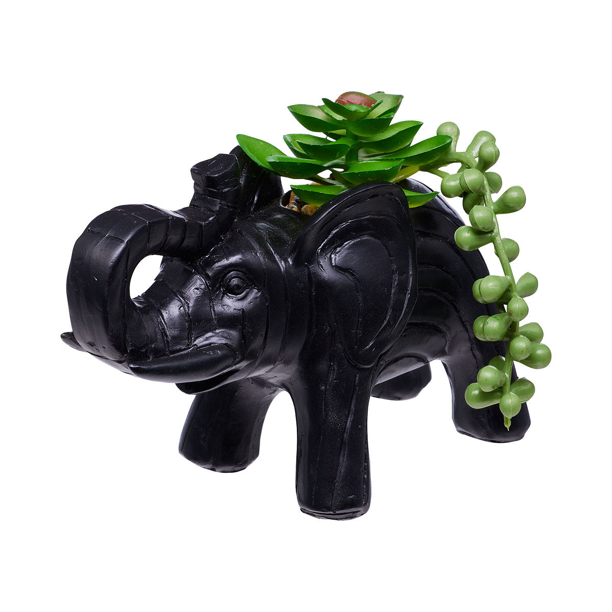Faux Succulent in Elephant Pot
