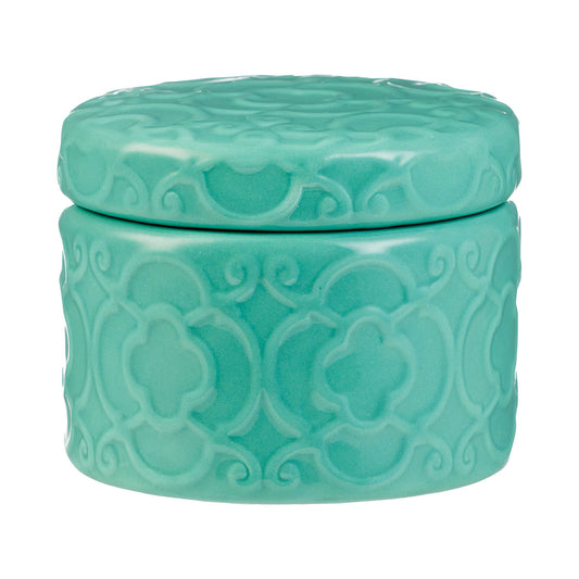 Havana Pattern Round Trinket Box Assorted
