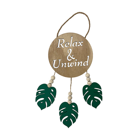 Cut Out Palm Hanging Plaque