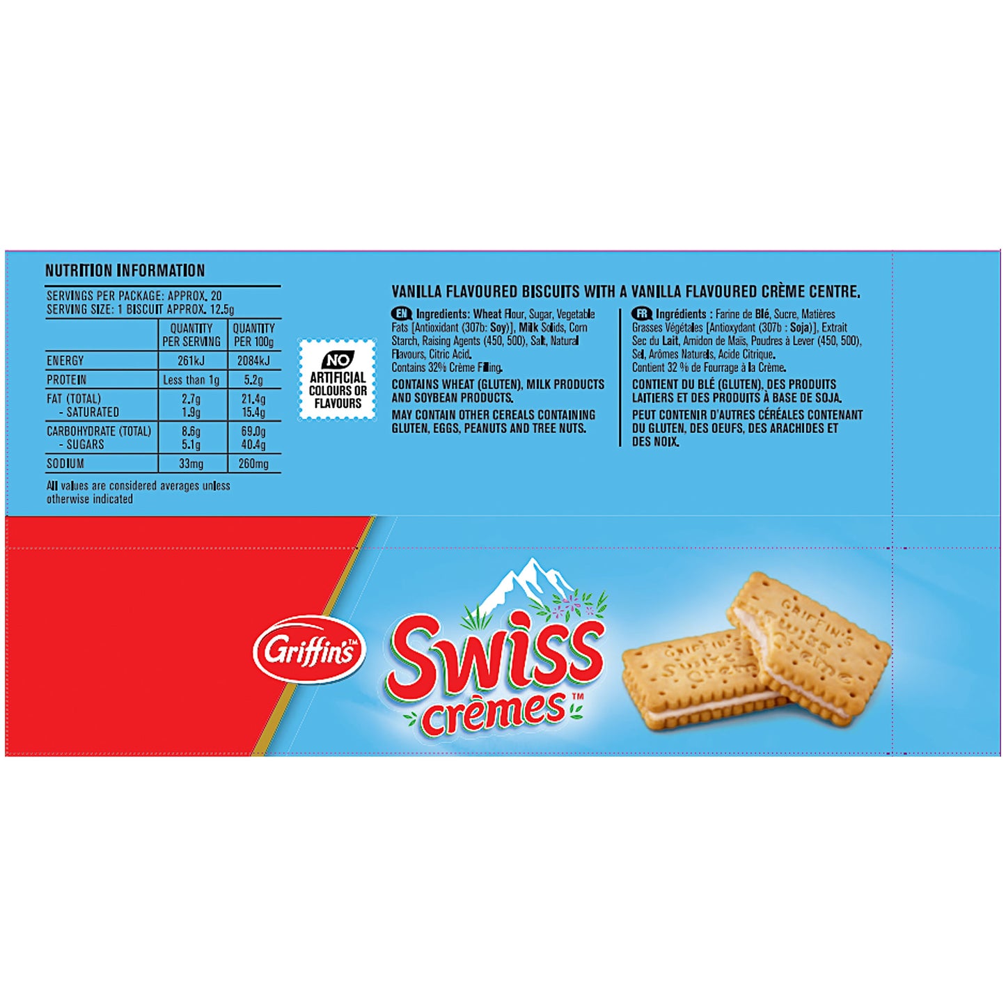 Griffin's Swiss Cremes 250g