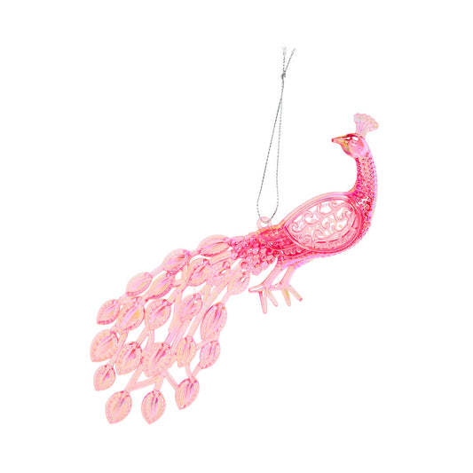 Christmas Tree Decoration Acrylic Bird Assorted