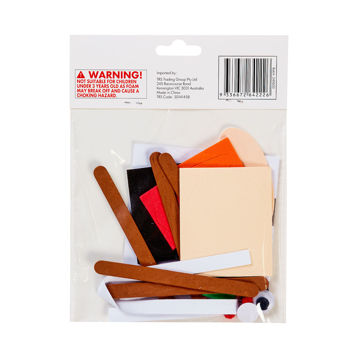 Christmas Craft Stick Snowman & Reindeer