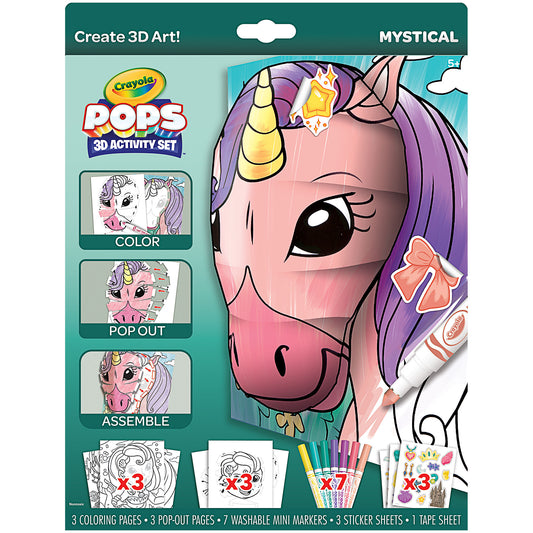 Crayola Pops 3D Activity Mystical Sets