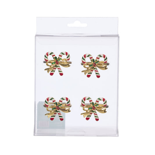 Christmas Napkin Rings 4pk