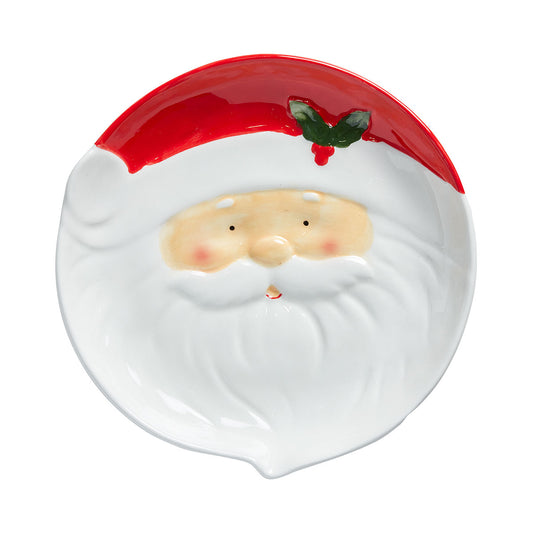 Christmas Novelty Ceramic Tray Santa