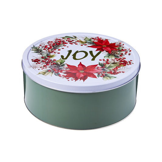 Christmas Round Tin 25cm