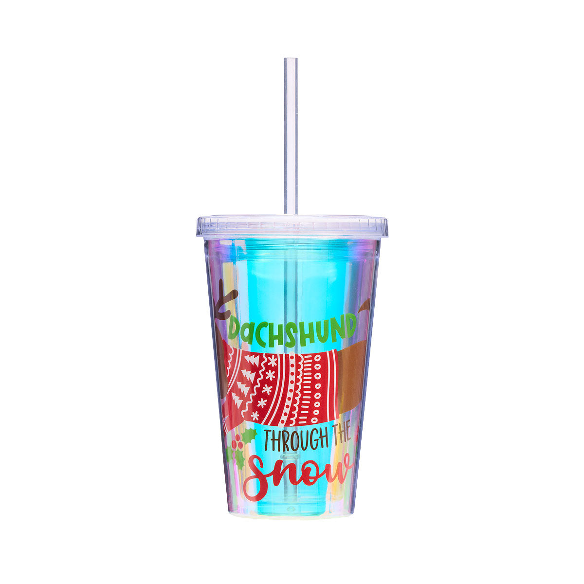Christams Iridescent Tumbler Assorted