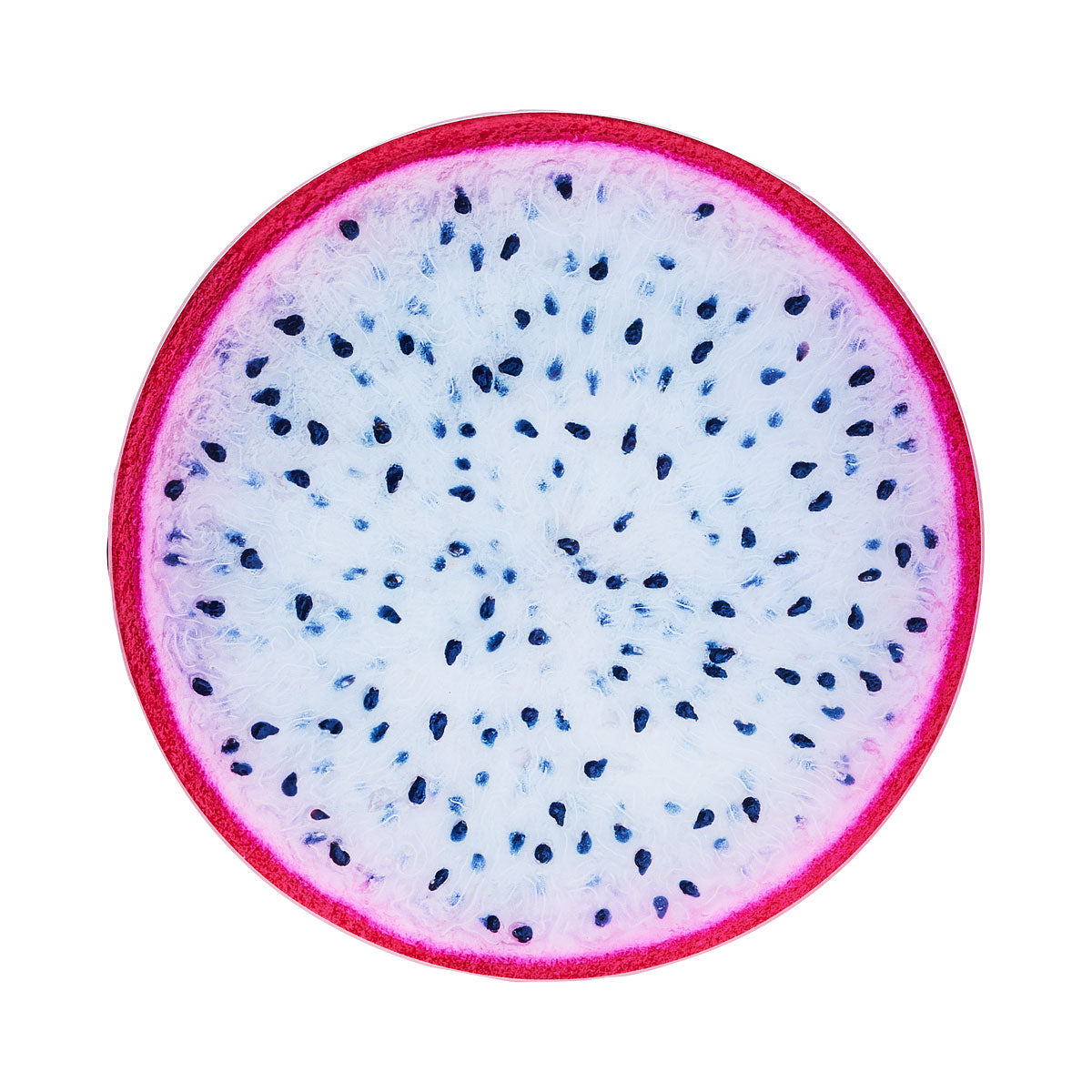 Glass Cutting Board Round Fruits Assorted