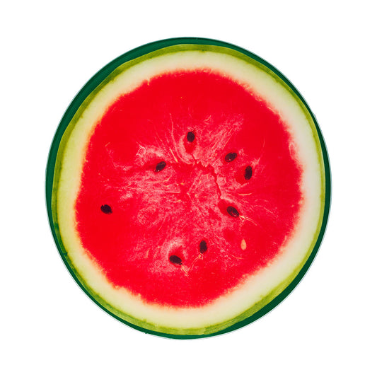 Glass Cutting Board Round Fruits Assorted