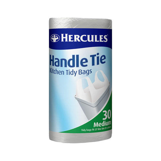 Hercules Kitchen Tidy Bags 27L Medium 30pk Assorted