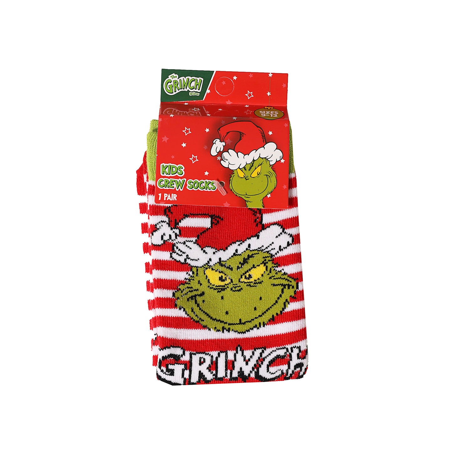 Kids' Grinch Knit Socks