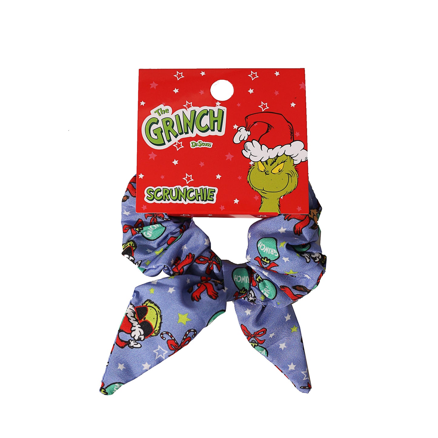 Blue Bow Scrunchie