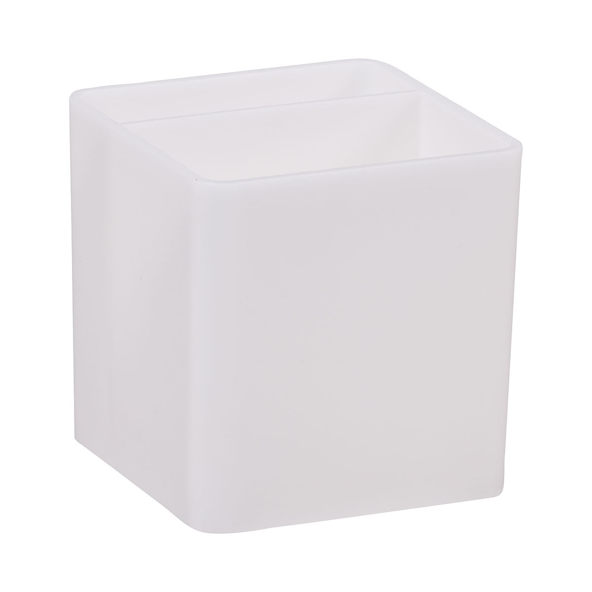 Plastic Pen Cup 2 Compartment Assorted