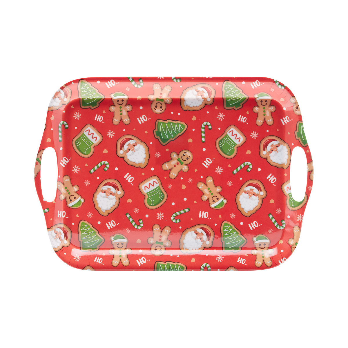 Christmas Melamine Tray Large Assorted