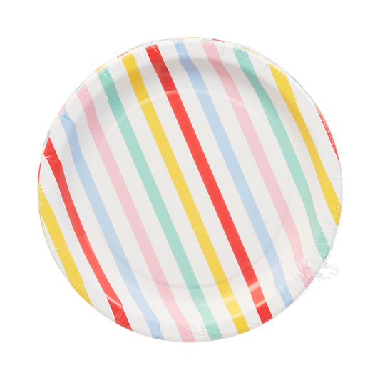 Party Side Plate Carnival Stripe 16pk