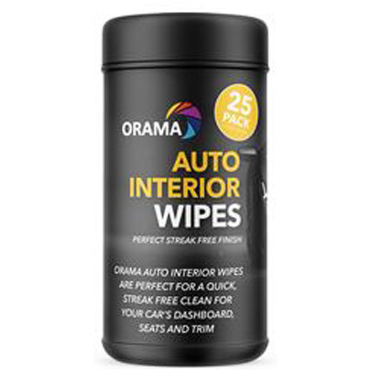 Orama Auto Interior Cleaning Wipes 25pk