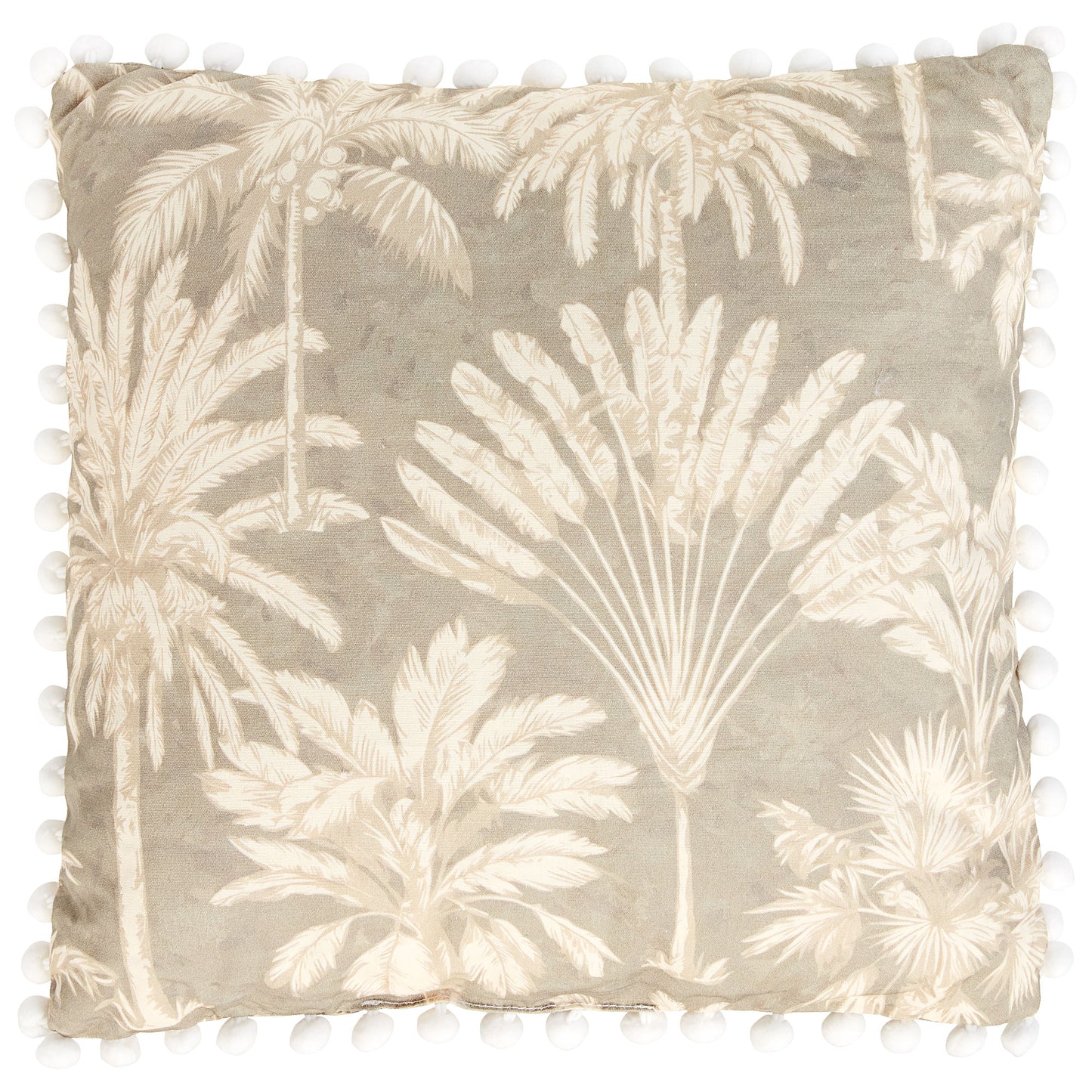 Jungle Print Cushion with Tassel Assorted